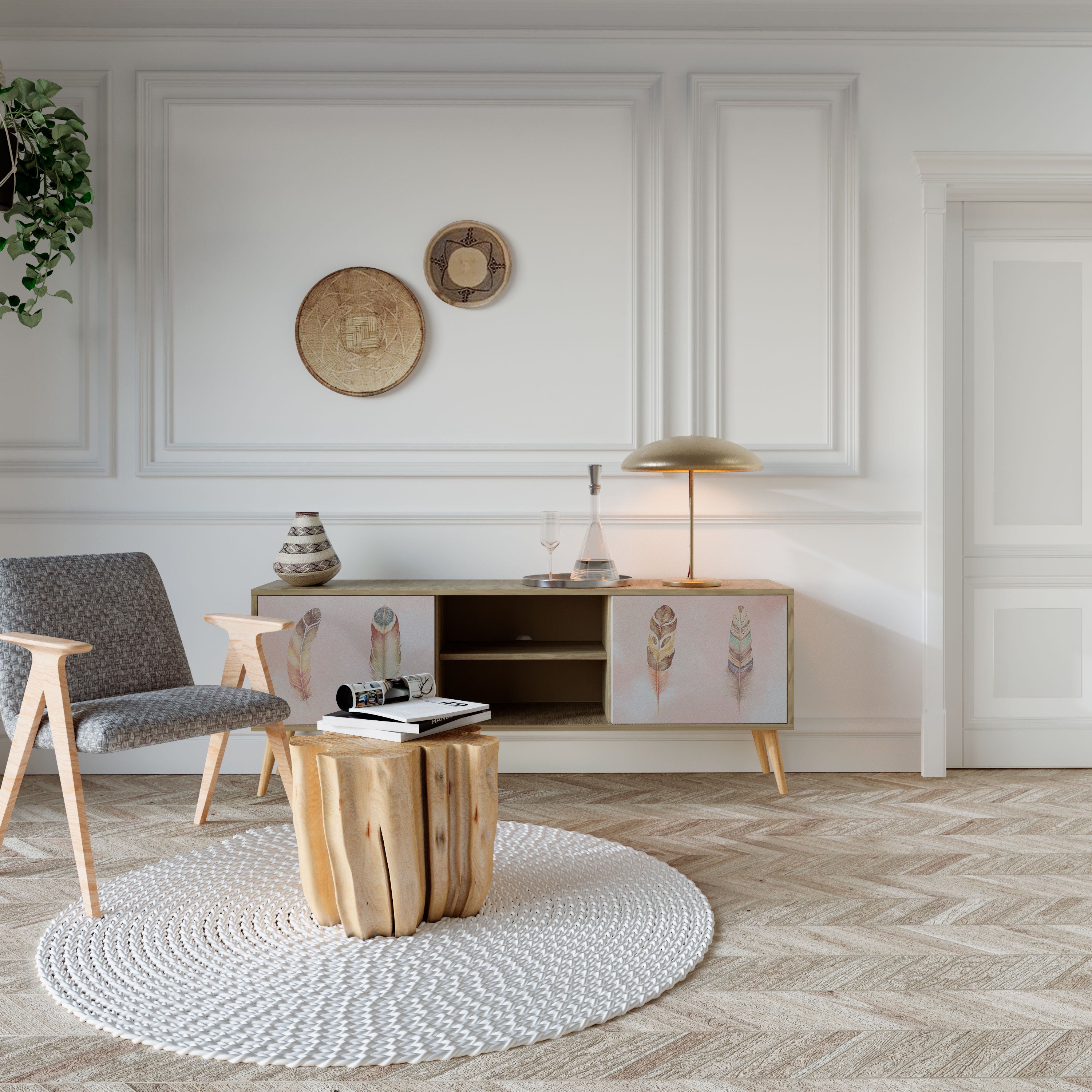 THE DELIQUESCE 2-Door TV Cabinet