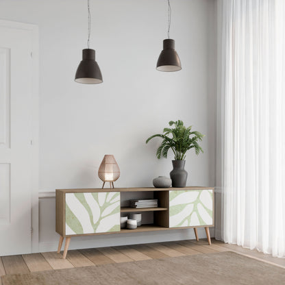 Mobile TV BOTANICAL SPARK a 2 ante in effetto rovere