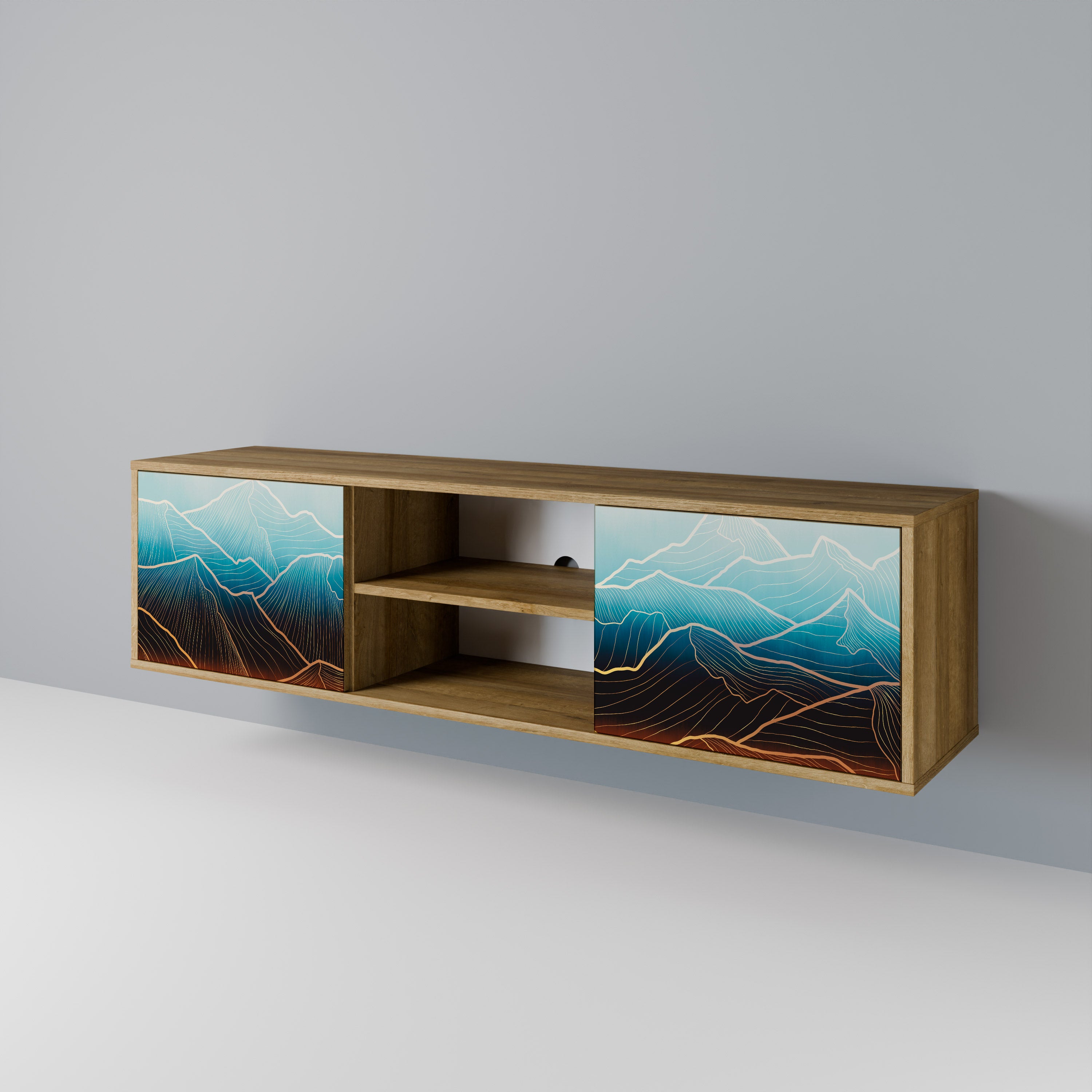 LUNAR SECRETS Έπιπλο τηλεόρασης 2-θυρών