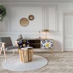 CITRUS BLACK AND WHITE 2-türiges TV-Lowboard