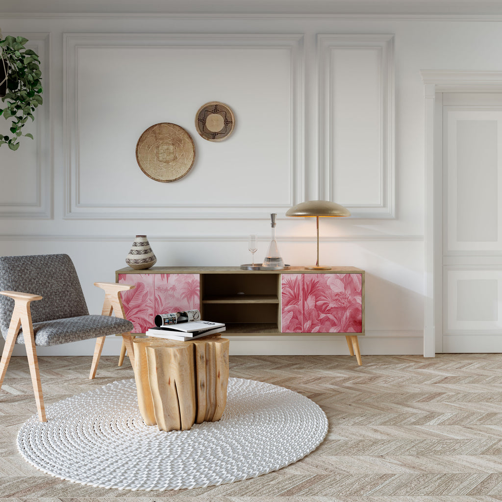 SWEET TROPICS TV-bänk med två dörrar