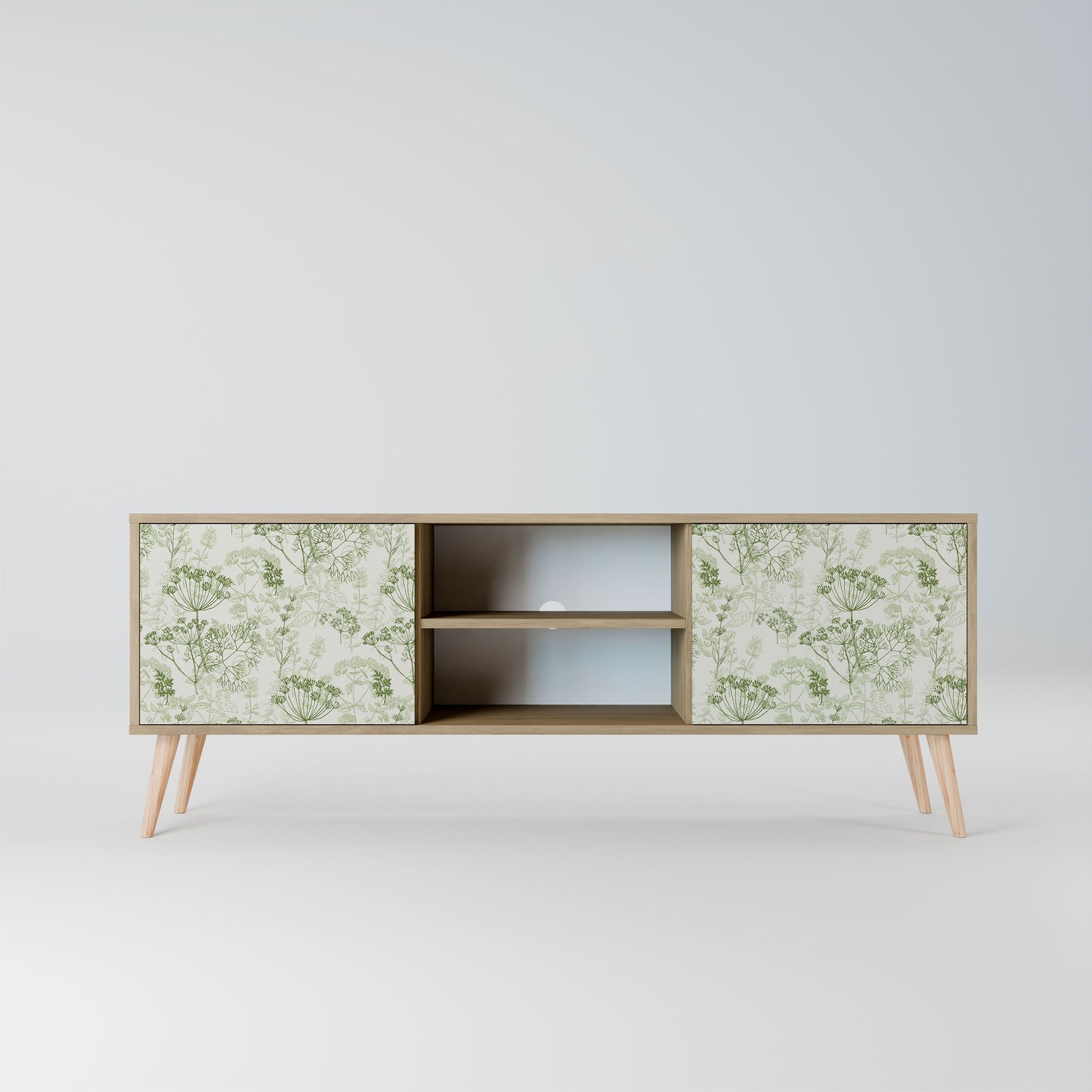 FENNEL BALDACHIN 2-Door TV Stand in Oak Effect