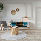 COMBINATION OF SHAPES Mueble de TV de 2 Puertas