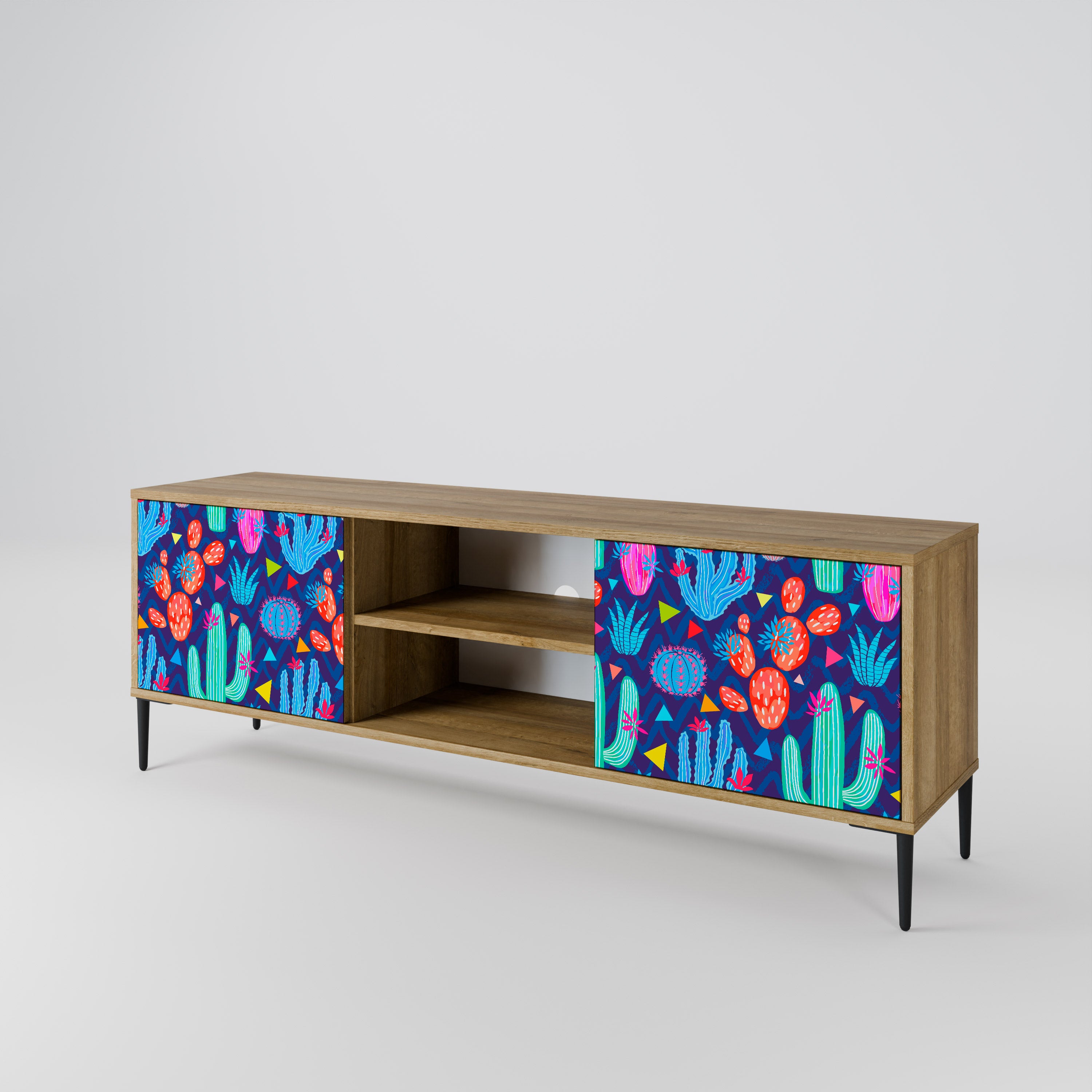 CACTUS VIBES 2-Door TV Cabinet
