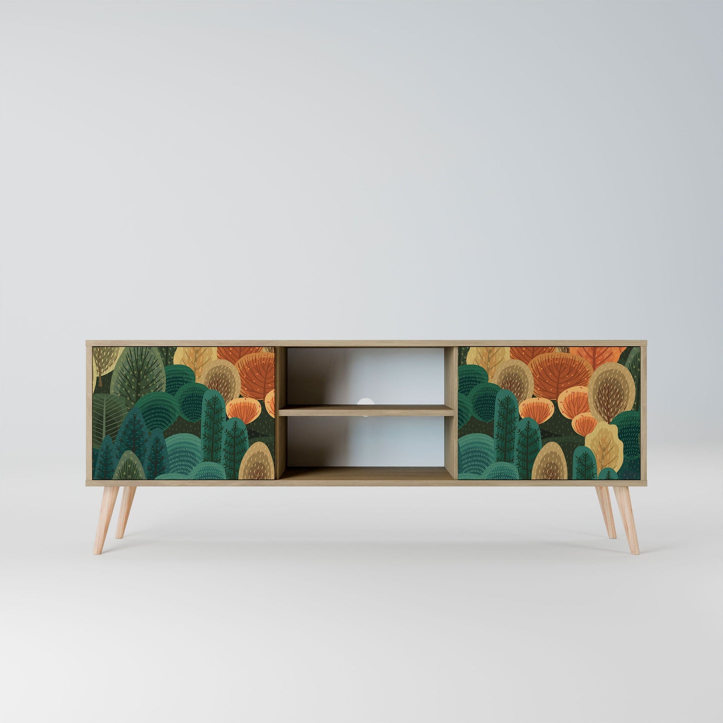 Mobile TV AUTUMN KALEIDOSCOPE a 2 ante in effetto rovere