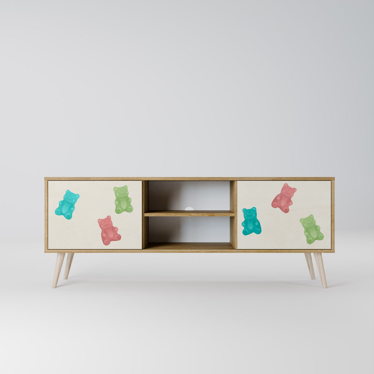 GUMMY BEARS 2-Door TV Cabinet