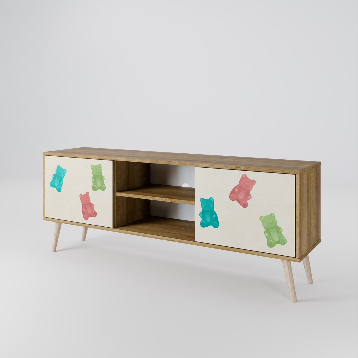 GUMMY BEARS 2-Door TV Cabinet