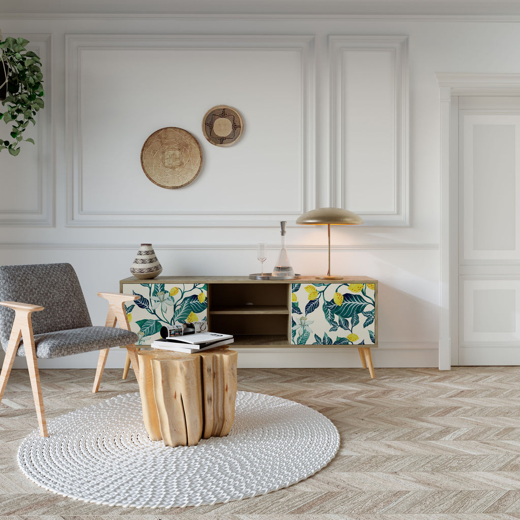 LEMON TREE TV-bänk med två dörrar