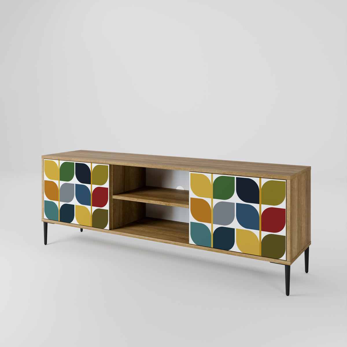 WEIGHTLESS HOURS Mueble de TV de 2 Puertas