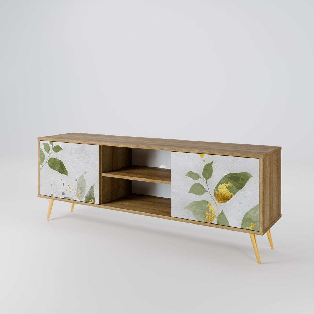ELEGANT BOTANICS Έπιπλο τηλεόρασης 2-θυρών