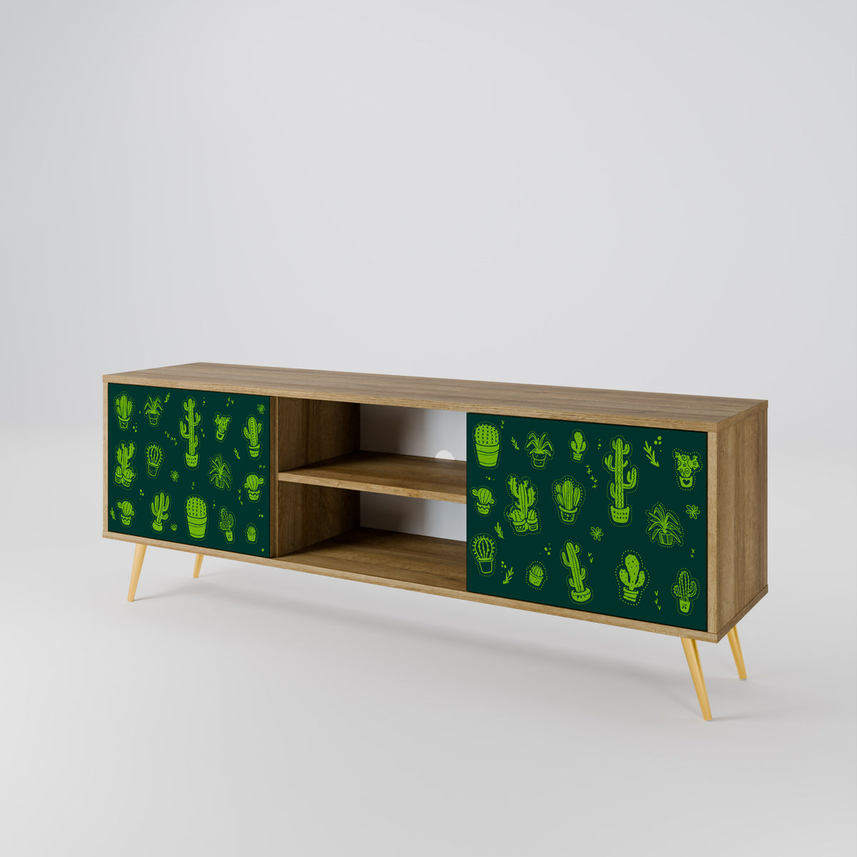 DESERT GREEN Έπιπλο τηλεόρασης 2-θυρών