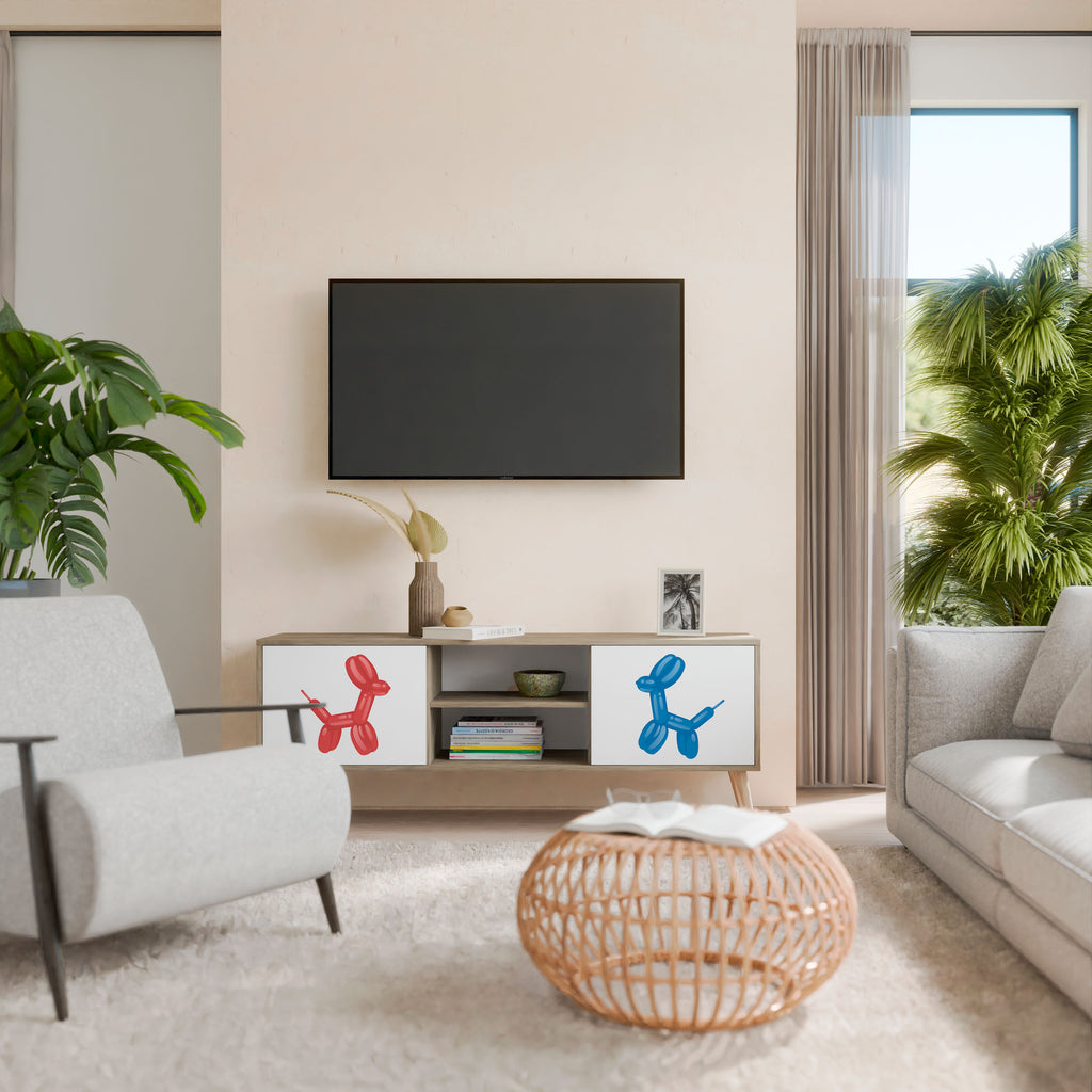 CHILDHOOD MEMORY 2-Door TV Cabinet