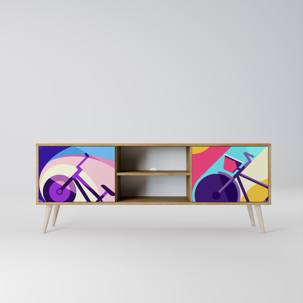 BIKE DREAMS TV-bänk med två dörrar