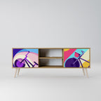 BIKE DREAMS TV-bänk med två dörrar