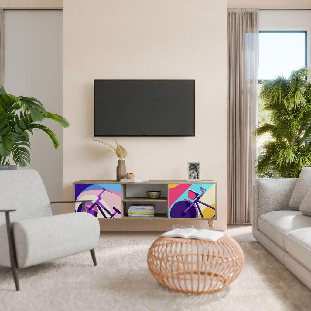 BIKE DREAMS TV-bänk med två dörrar