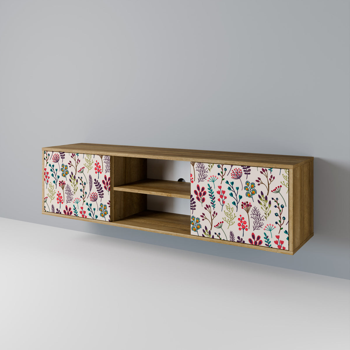 AUTUMN SUNDRIES Mueble de TV de 2 Puertas