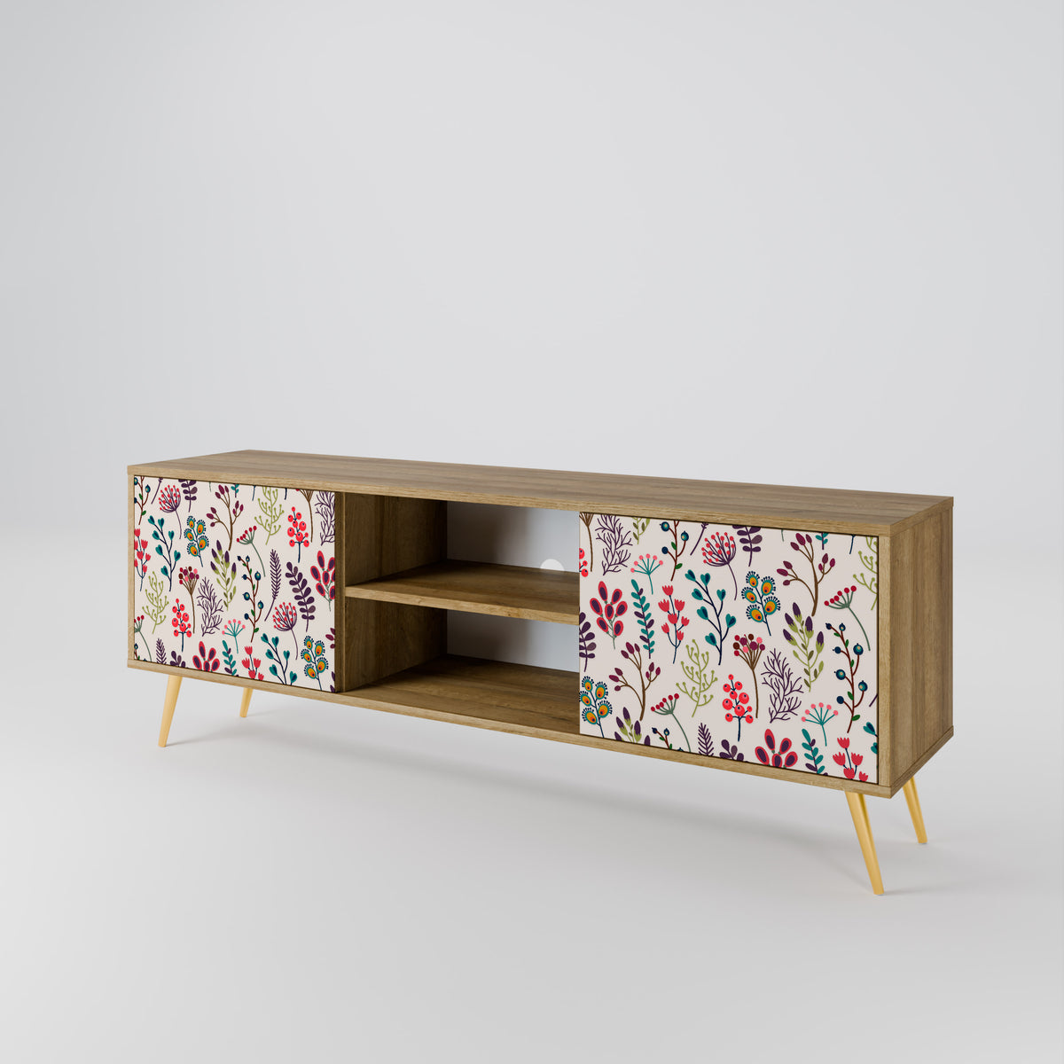 AUTUMN SUNDRIES Mueble de TV de 2 Puertas