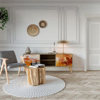 TRACES OF AUTUMN TV-bänk med två dörrar