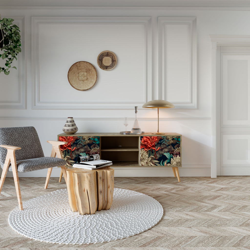 SPROUTING GRACE TV-bänk med två dörrar