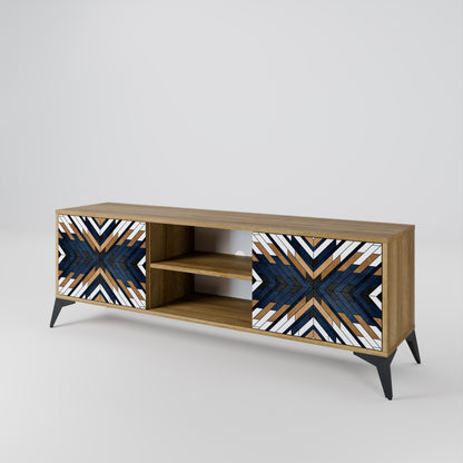 ARTFUL GEOMETRY 2-Door TV Cabinet