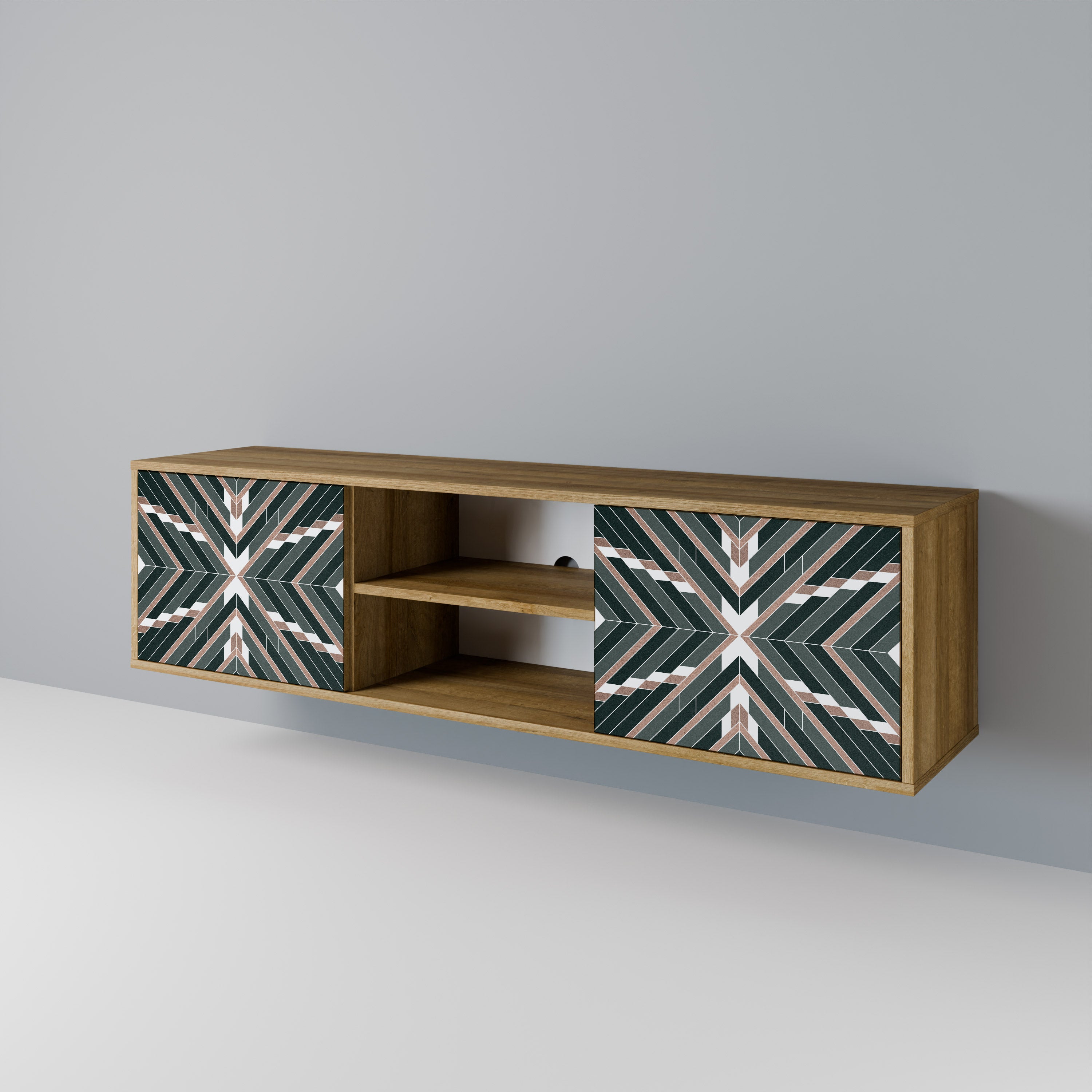 DIMENSION DELIGHTS 2-Door TV Cabinet