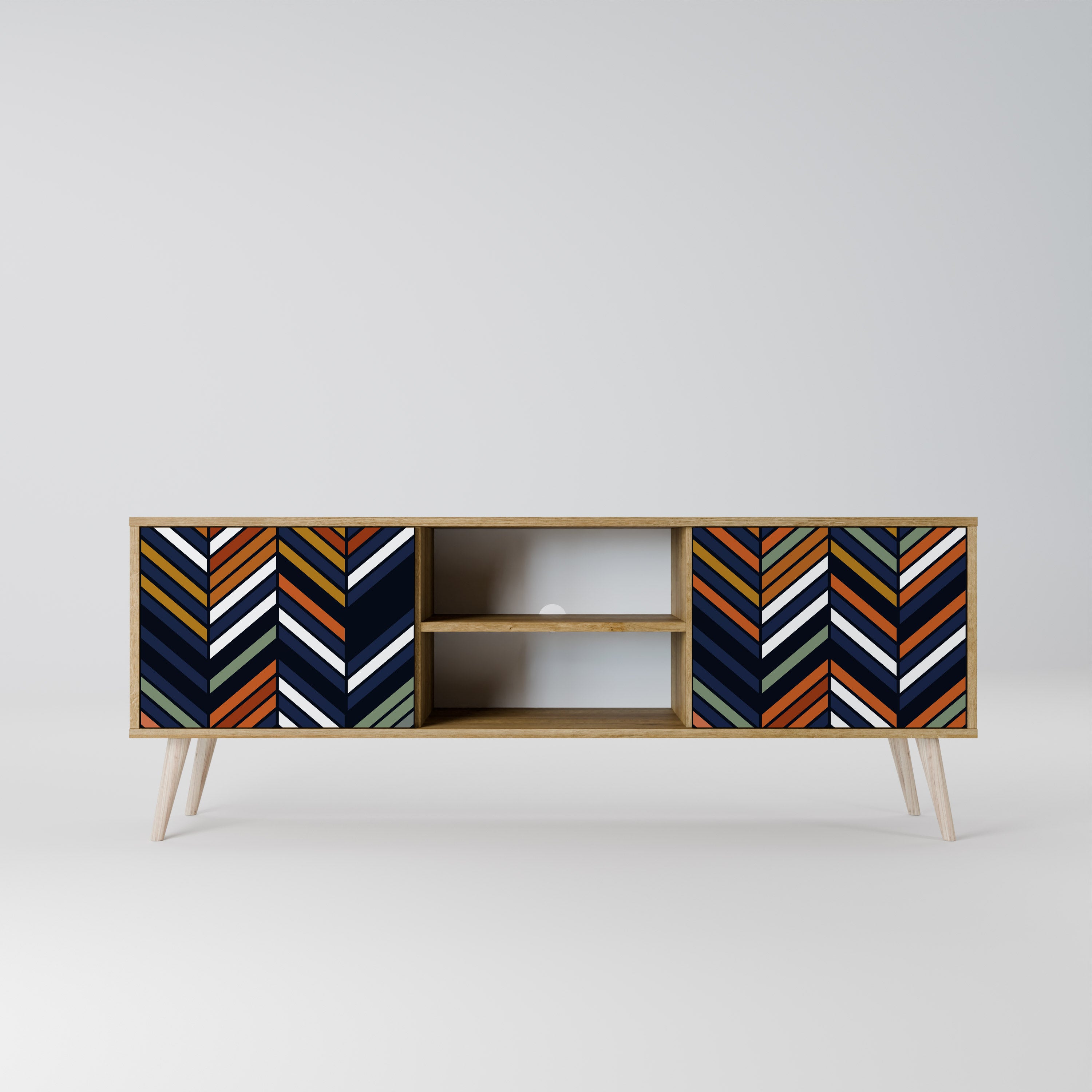 VIBRANT PATCHWORK 2-Door TV Cabinet