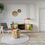 COLORFUL TRIANGLES 2-türiges TV-Lowboard