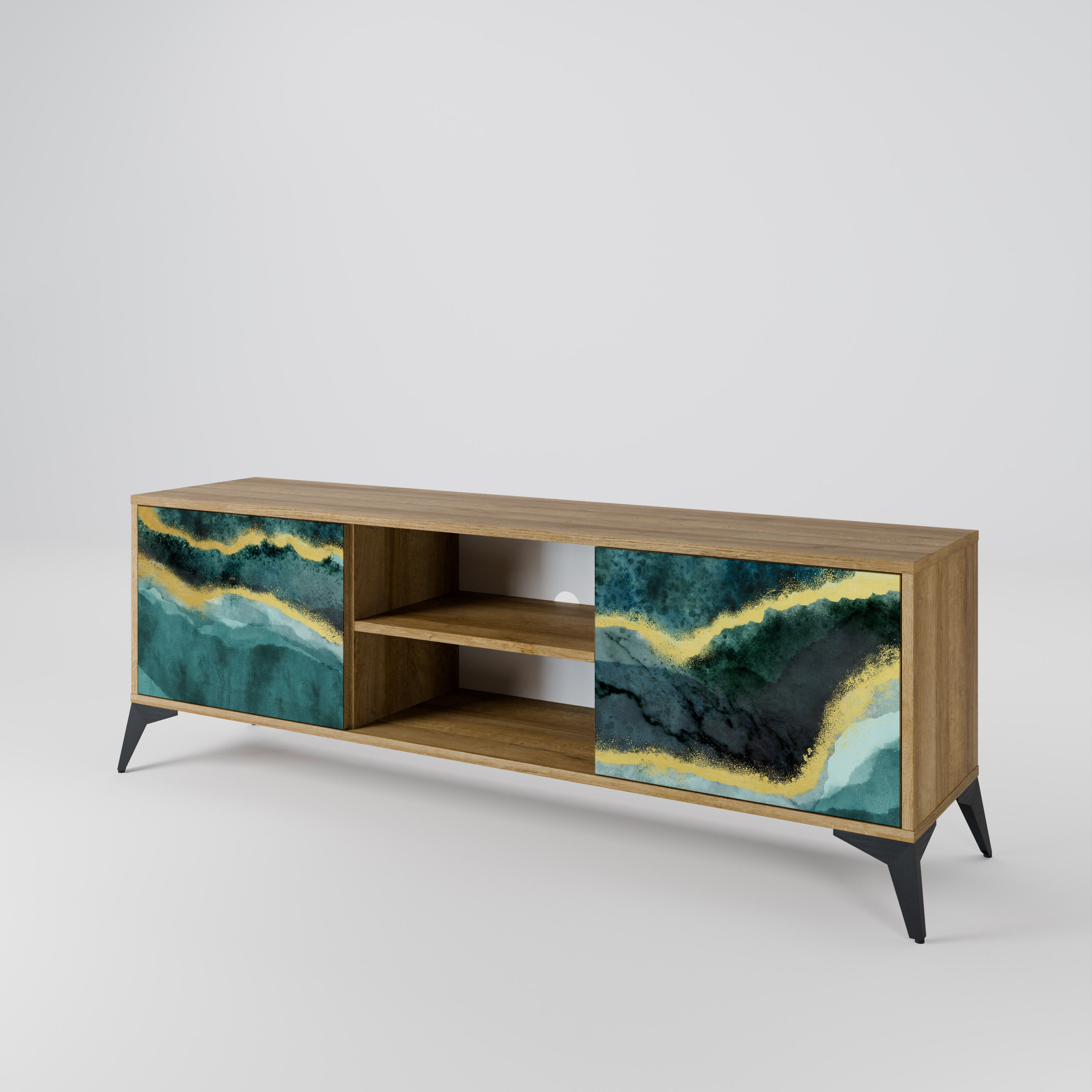 GOLDRUSH ODYSSEY 2-Door TV Cabinet