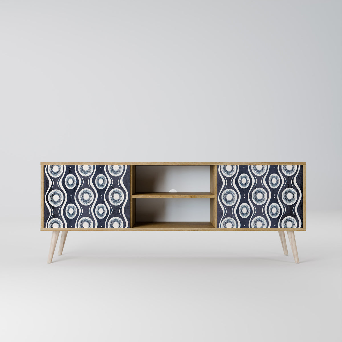 GRAPHITE EYES 2-Door TV Cabinet