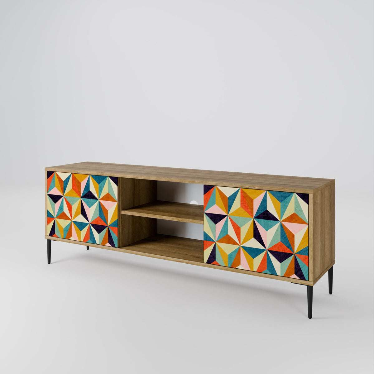 TESSELATE TREASURES 2-Door TV Cabinet