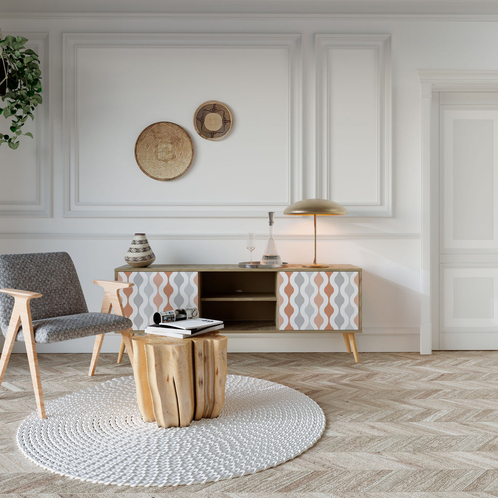 HAZY NOSTALGIA Έπιπλο τηλεόρασης 2-θυρών