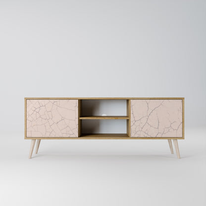 CERAMIC TEXTURE Mueble de TV de 2 Puertas