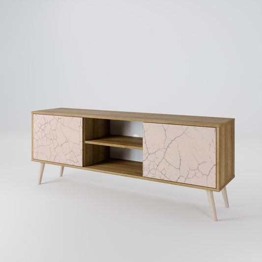 CERAMIC TEXTURE 2-Door TV Cabinet
