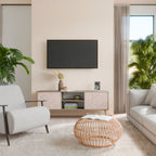 CERAMIC TEXTURE Mueble de TV de 2 Puertas