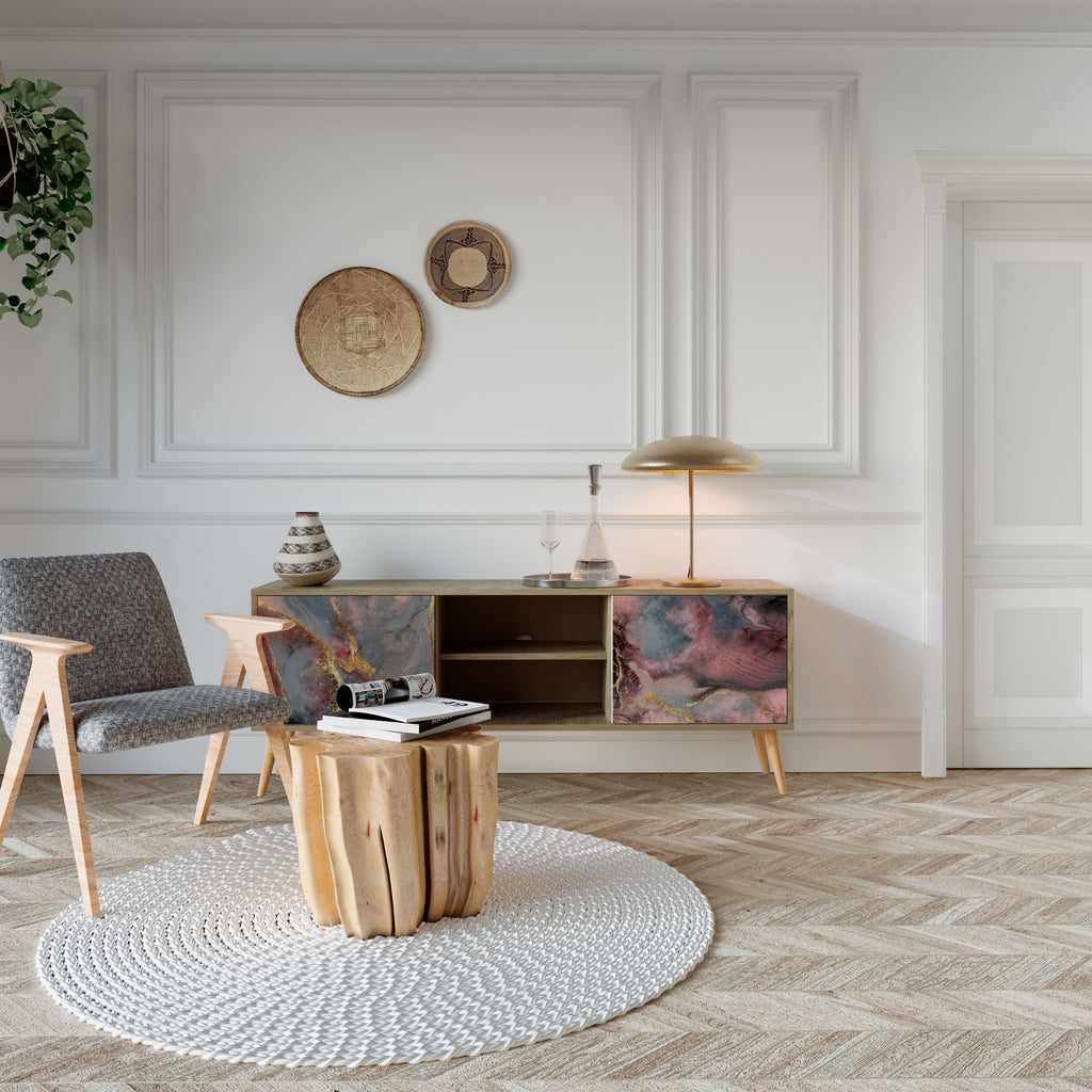 GOLDEN TIDES Móvel de TV de 2 Portas