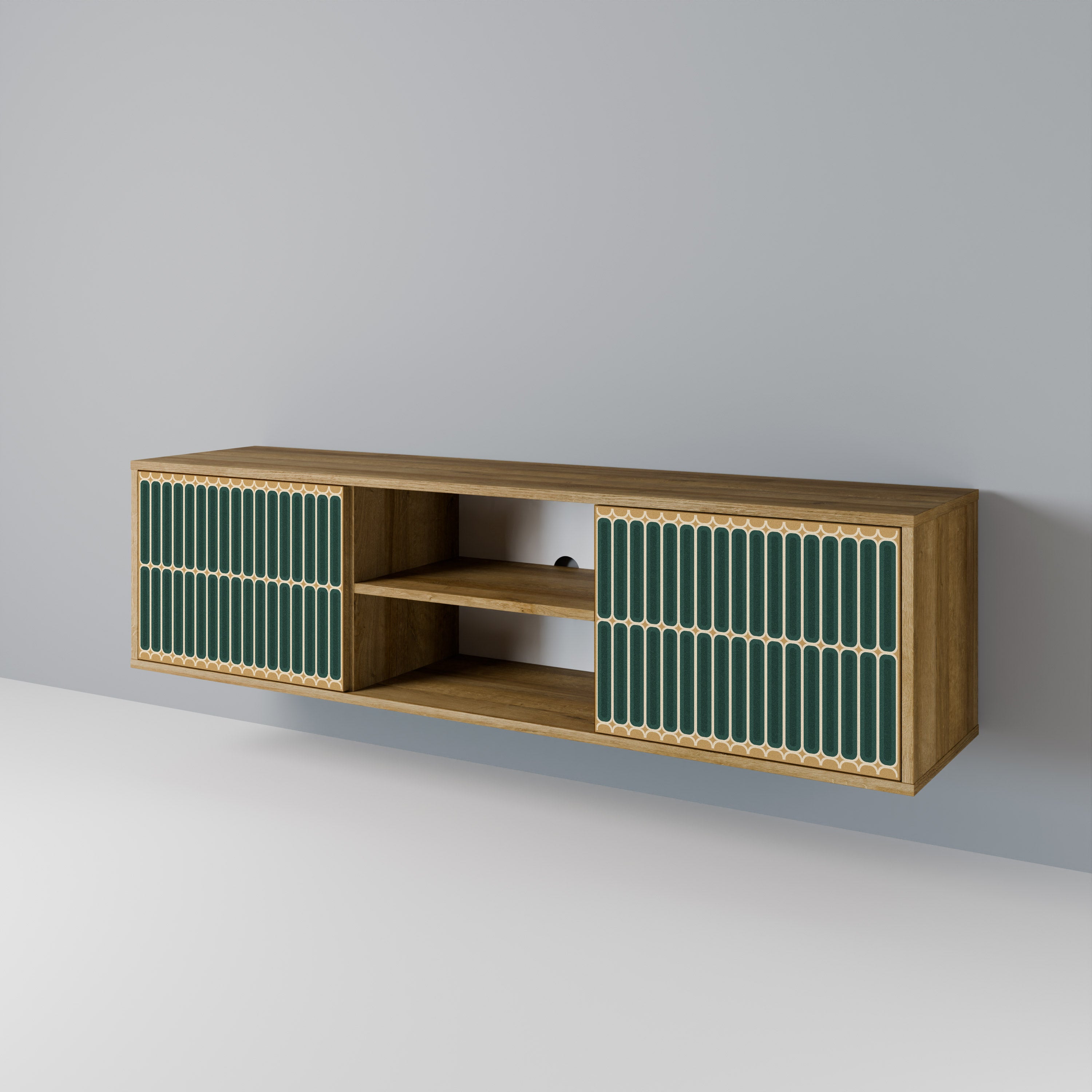 ILUSION GATE 2-Door TV Cabinet