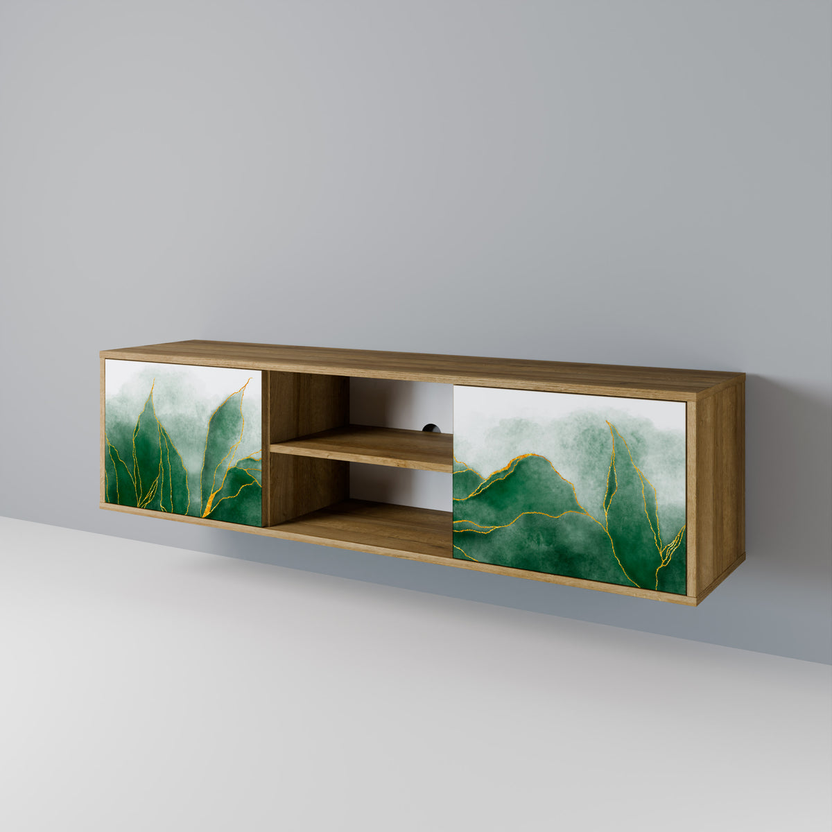 EXPENSIVE NATURE Dvoudveřový TV stolek