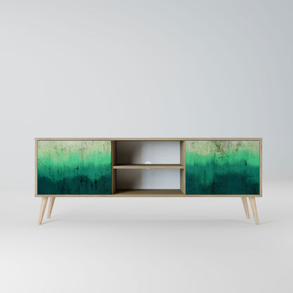 NORTHERN LIGHTS 2-Door TV Stand in Oak Effect