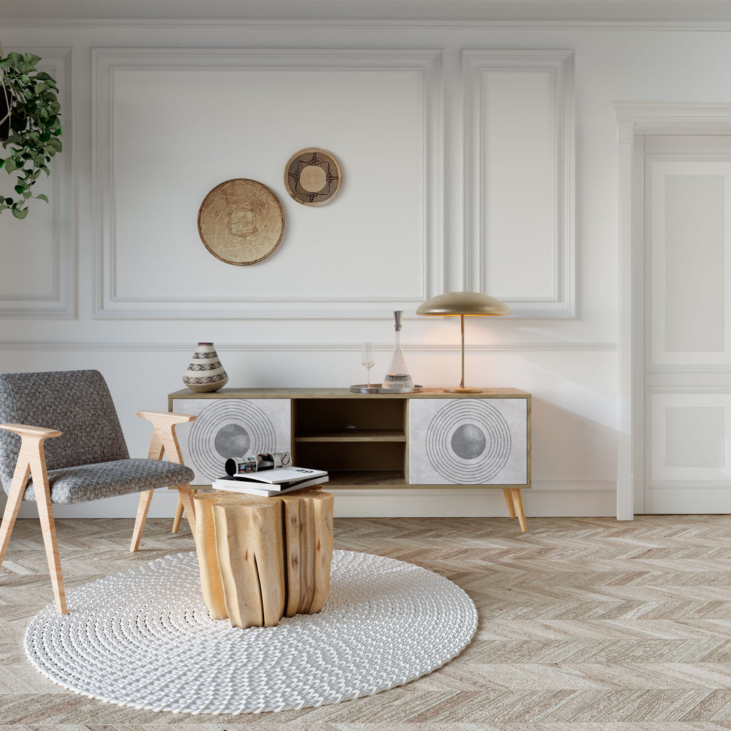 SOLID CIRCLES Έπιπλο τηλεόρασης 2-θυρών