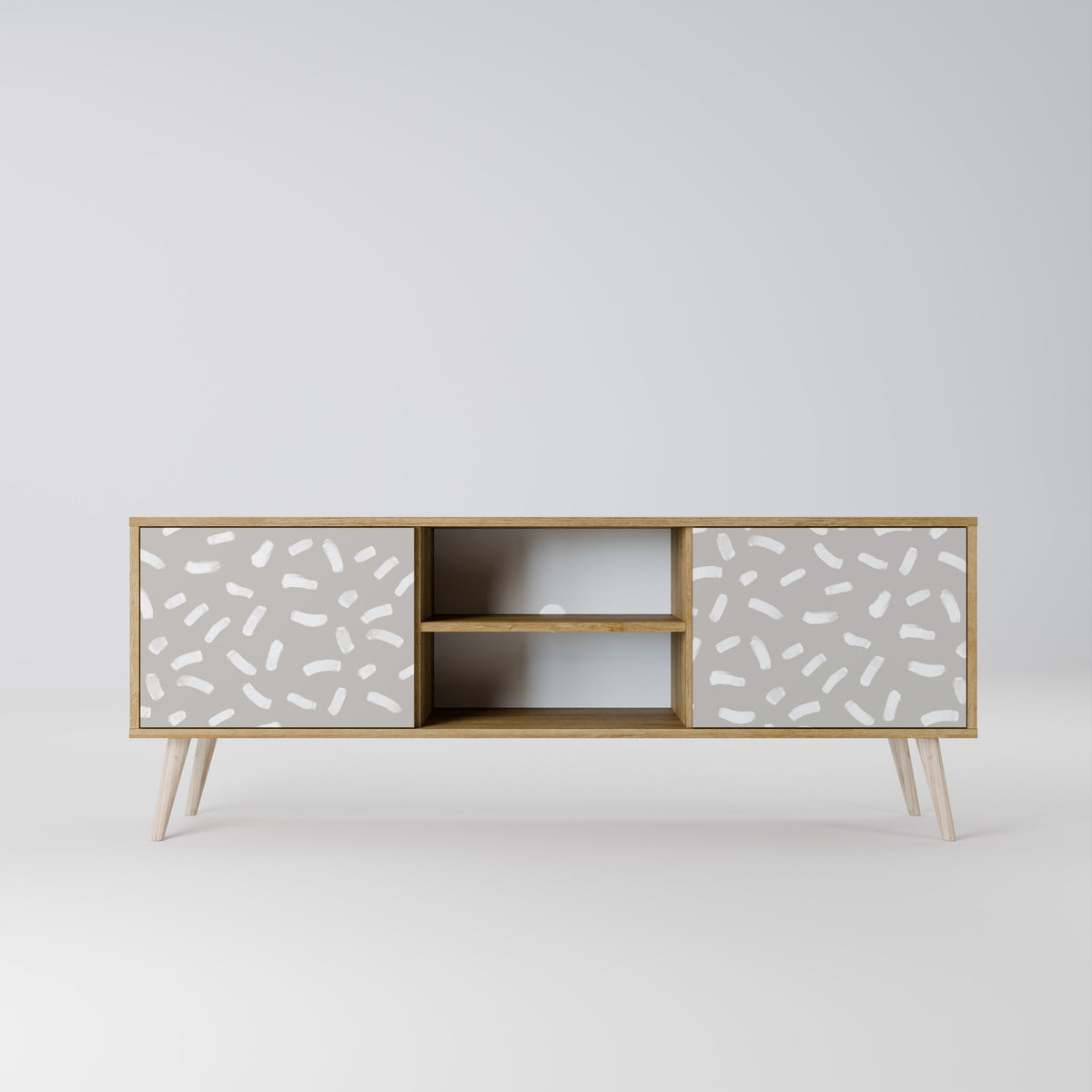 PASSING SECONDS Mueble de TV de 2 Puertas