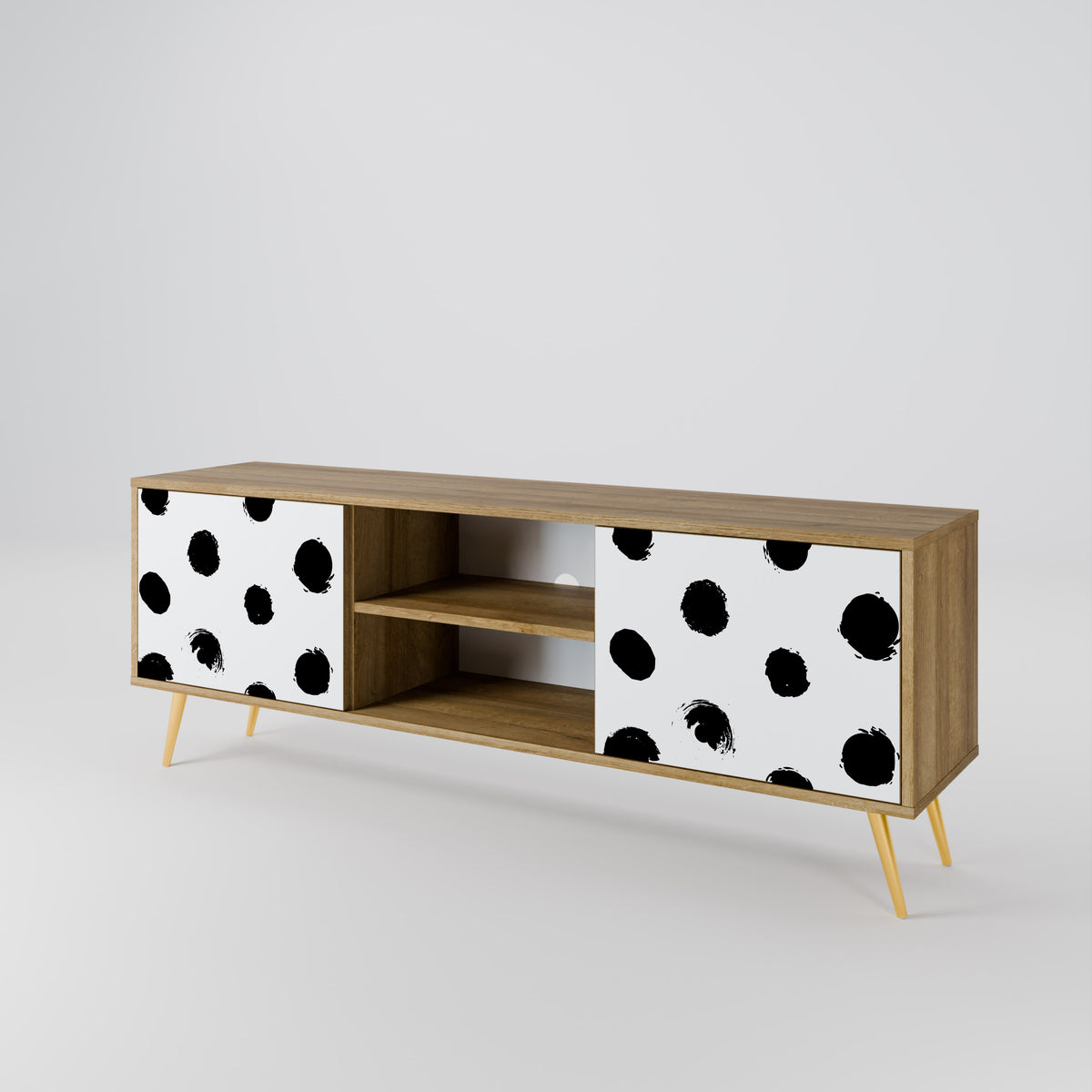 SLIPPING MINUTES 2-Door TV Cabinet