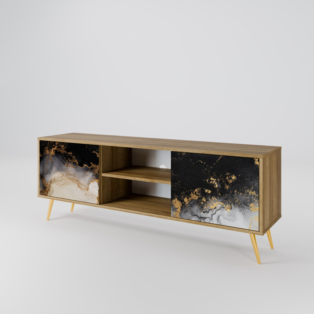 MARBLE OF TOMMORROW 2-Door TV Cabinet