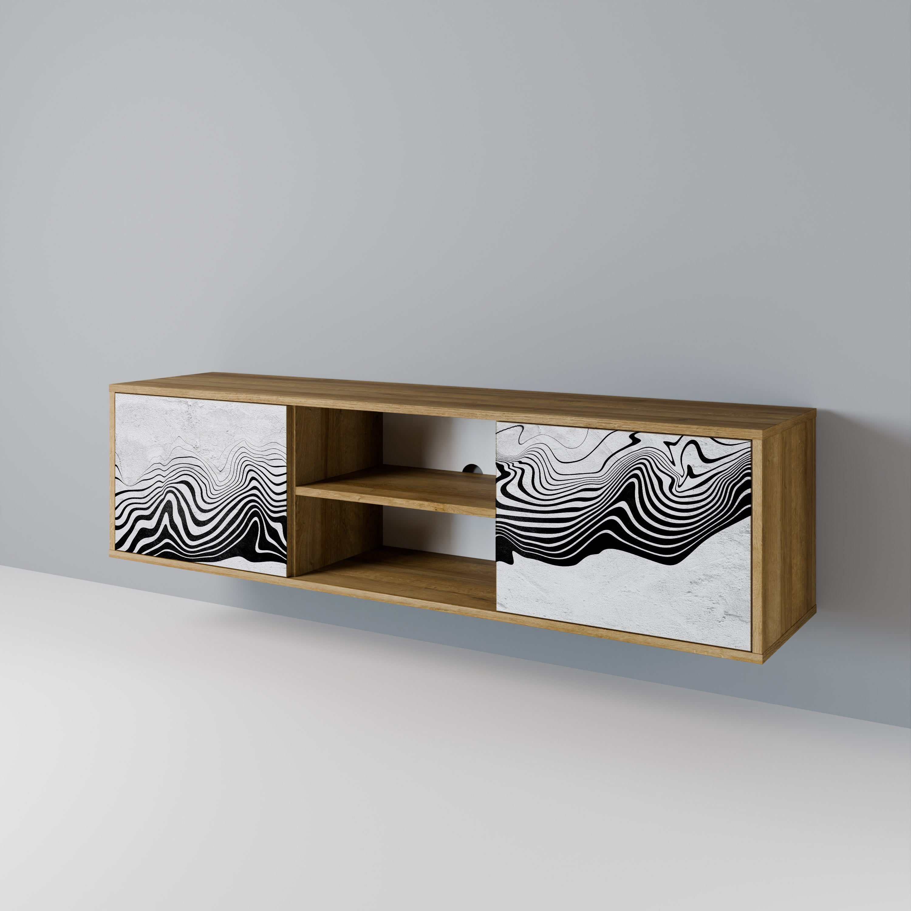 MONOCHROME MIRAGE 2-türiges TV-Lowboard