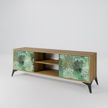 SUCCULENT CLUSTER TV-bänk med två dörrar