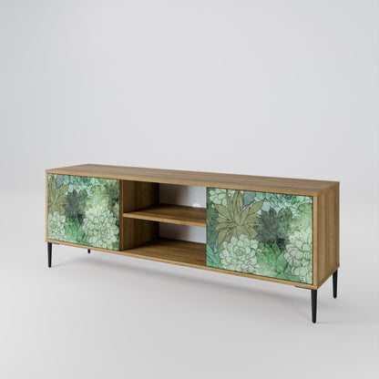 SUCCULENT CLUSTER TV-bänk med två dörrar