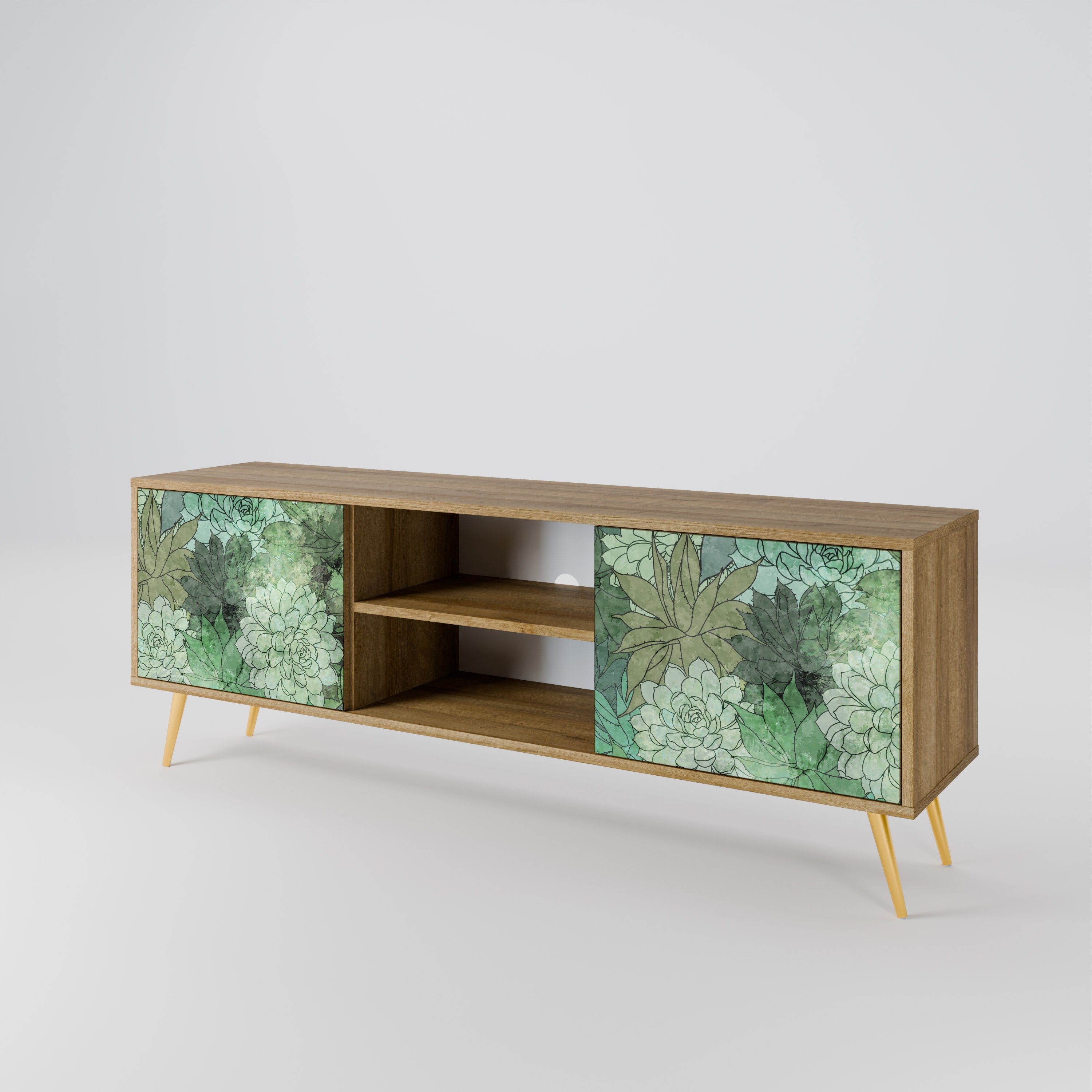 SUCCULENT CLUSTER Mueble de TV de 2 Puertas