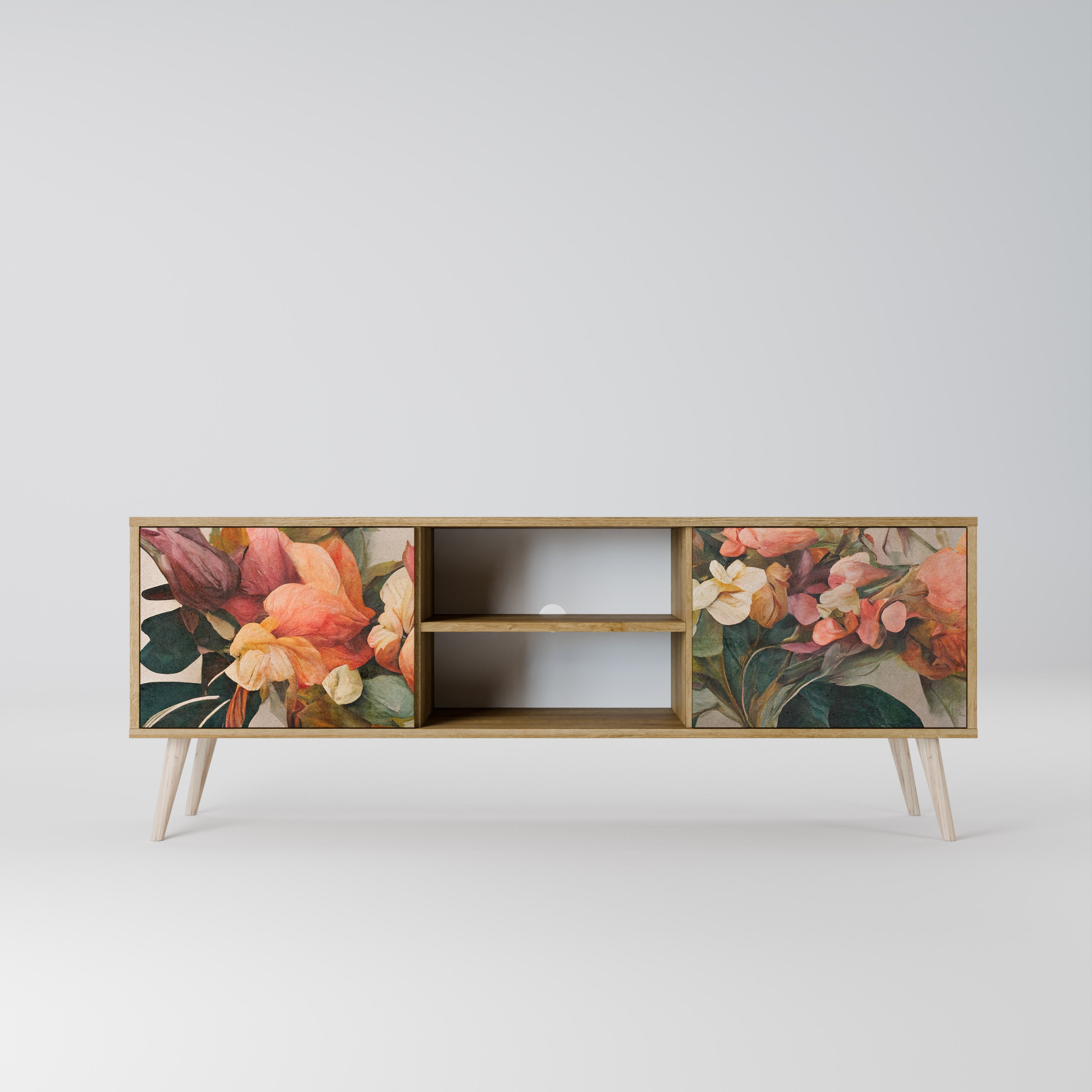 STYLISH BEAUTY Mueble de TV de 2 Puertas