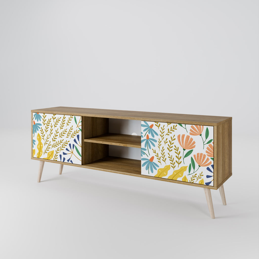 HELLO SPRING Mueble de TV de 2 Puertas