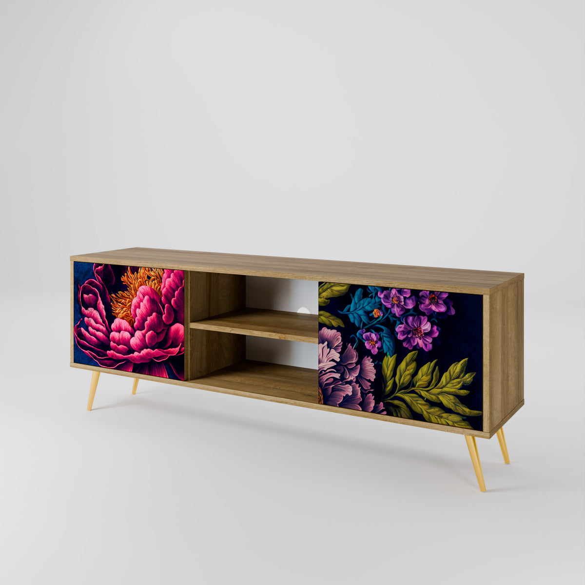 BLOOMING ELEGANCE 2-türiges TV-Lowboard