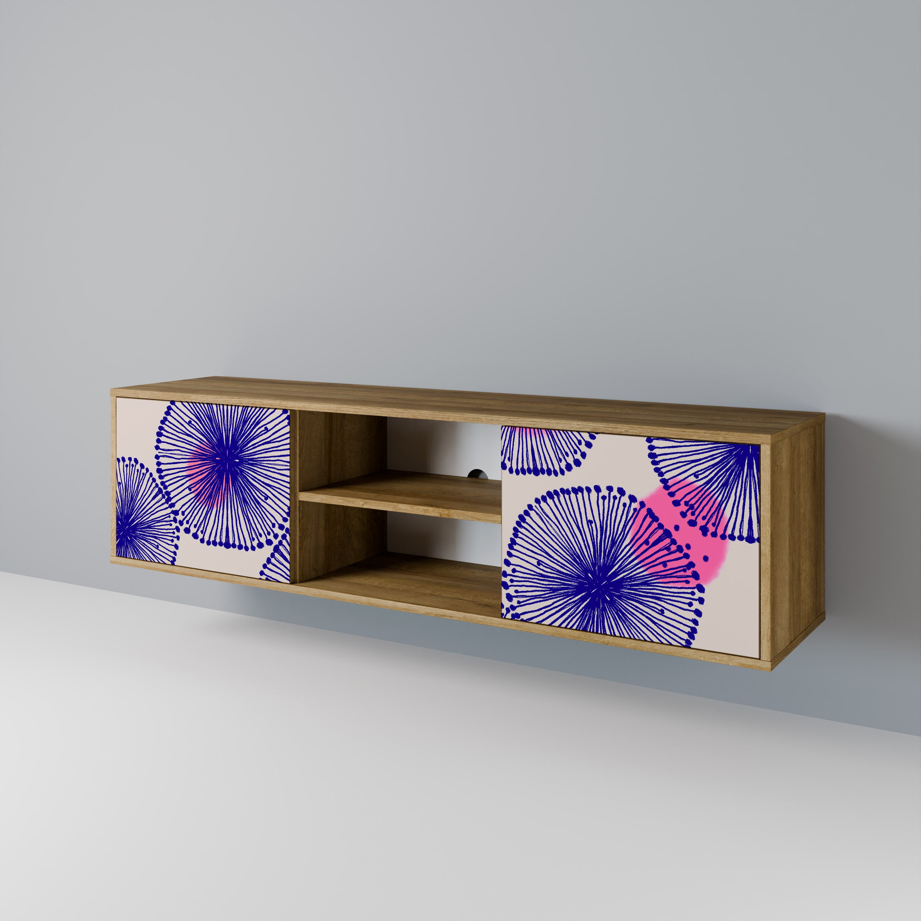 MAGIC NATURE Mueble de TV de 2 Puertas